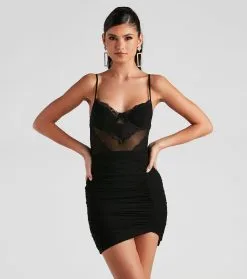 Windsor. Lace Be Clear Mesh Short Dress -Bridal Dresses popular shop 05103 4874 1