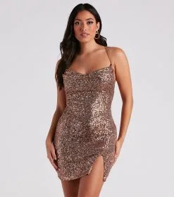 Windsor. Glitzy Babe Sequin Mini Dress -Bridal Dresses popular shop 05103 4890 1