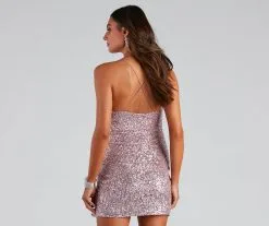 Windsor. Glitzy Babe Sequin Mini Dress -Bridal Dresses popular shop 05103 4892 2