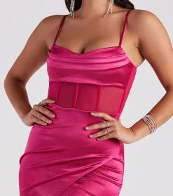 Windsor. Daring In Satin Cowl Neck Dress -Bridal Dresses popular shop 05103 4904 4 792a942a b129 470a 81f7 069e7da0ee39