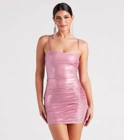 Windsor. Groovy Gal Metallic Mini Dress -Bridal Dresses popular shop 05103 4961 1