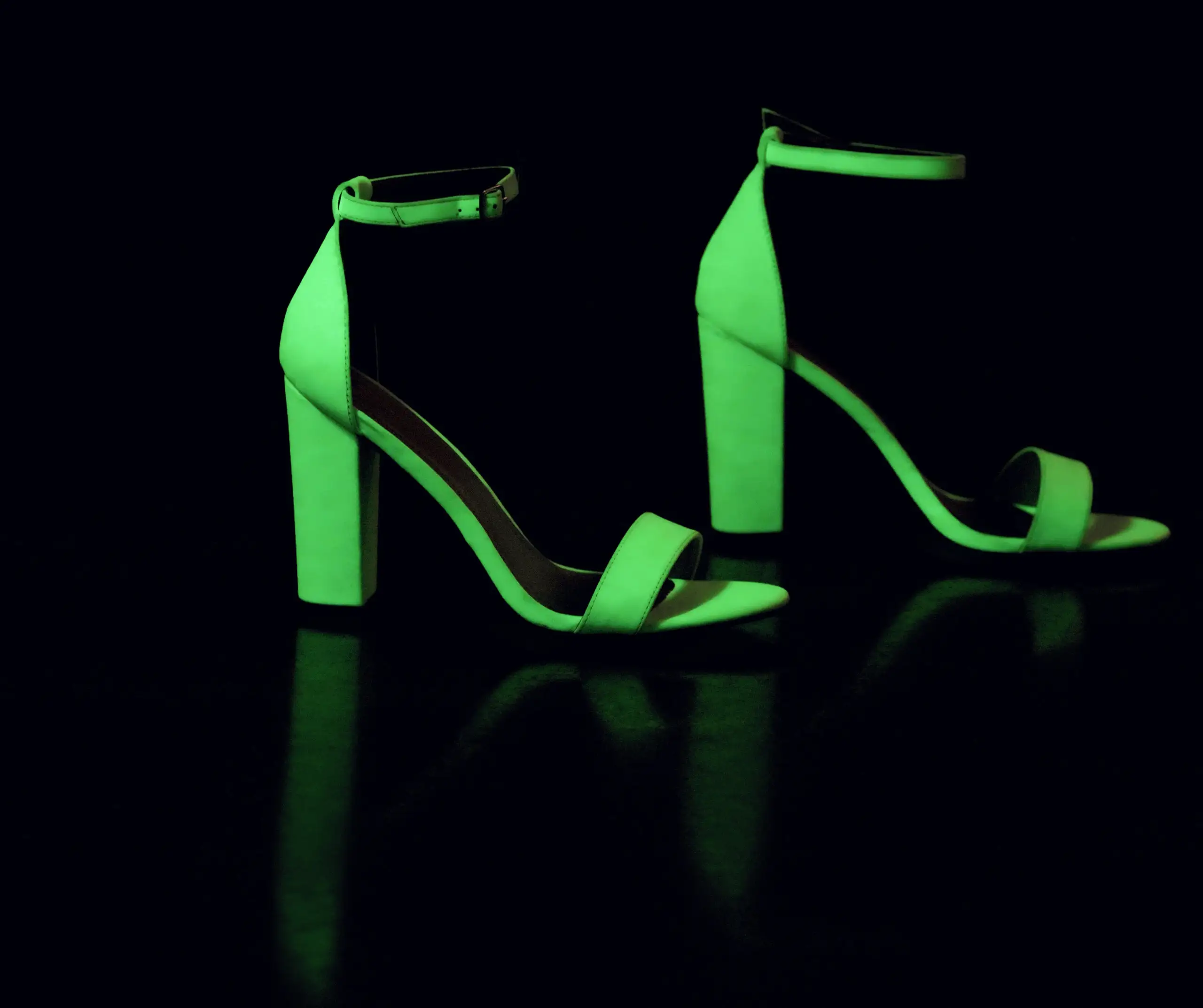 Windsor. Glow In The Dark Block Heels 3 Windsor. Glow In The Dark Block Heels