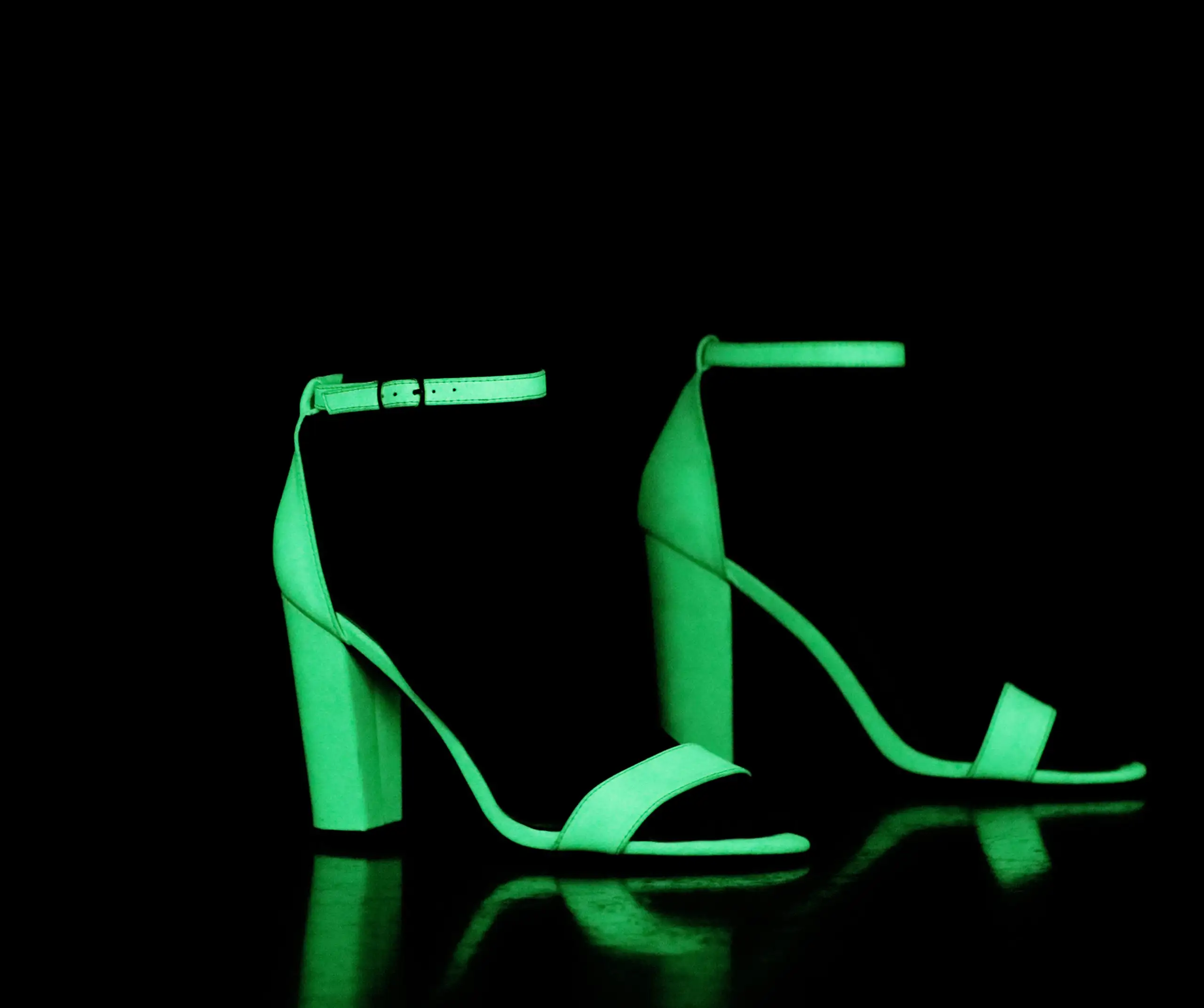 Windsor. Glow In The Dark Block Heels 8 Windsor. Glow In The Dark Block Heels - Image 6