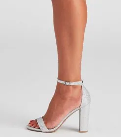 Windsor. Go Glitter Block Heels -Bridal Dresses popular shop 07401 0384 4