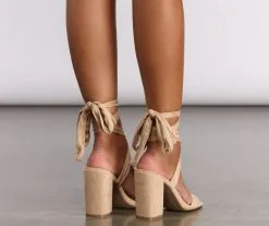 Windsor. Basic Wrap Around Strap Block Heels -Bridal Dresses popular shop 07401 2166 3