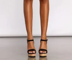 Windsor. Summer Lovin' Cork Platform Heels -Bridal Dresses popular shop 07401 2360 5 1