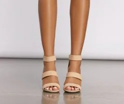 Windsor. Triple Threat Faux Nubuck Block Heels -Bridal Dresses popular shop 07401 2382 5