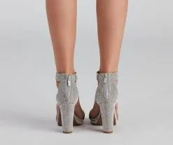 Windsor. Rhinestone Radiance Block Heels -Bridal Dresses popular shop 07401 2600 4