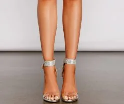 Windsor. Oh You Shine Rhinestone PVC Block Heels -Bridal Dresses popular shop 07401 2624 2