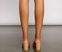 Windsor. Elevated Style Block Heel Mules -Bridal Dresses popular shop 07401 2773 5