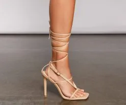 Windsor. Lady Luxe Lace Up Stiletto Heels -Bridal Dresses popular shop 07401 2814 4