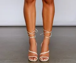 Windsor. So Sleek Lace-Up Heels -Bridal Dresses popular shop 07401 2905 2
