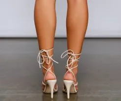 Windsor. So Sleek Lace-Up Heels -Bridal Dresses popular shop 07401 2905 5