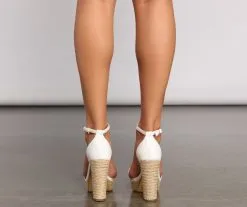 Windsor. A Dressy Affair Straw Platform Heels -Bridal Dresses popular shop 07401 2916 4