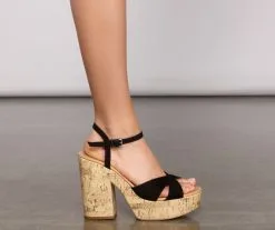 Windsor. Summer Glam Platform Cork Heels -Bridal Dresses popular shop 07401 2984 4