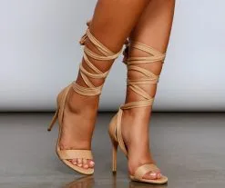 Windsor. Strut It Lace-Up Stiletto Heels -Bridal Dresses popular shop 07401 3121 3