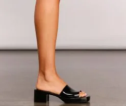 Windsor. '90s Babe Jelly Square Toe Mule -Bridal Dresses popular shop 07401 3213 4