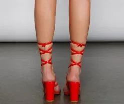 Windsor. Classic Chic Lace-Up Heels -Bridal Dresses popular shop 07401 3270 5