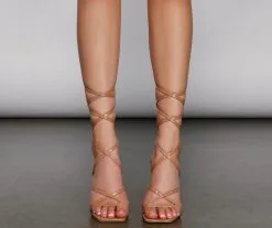 Windsor. Classic Chic Lace-Up Heels -Bridal Dresses popular shop 07401 3271 3