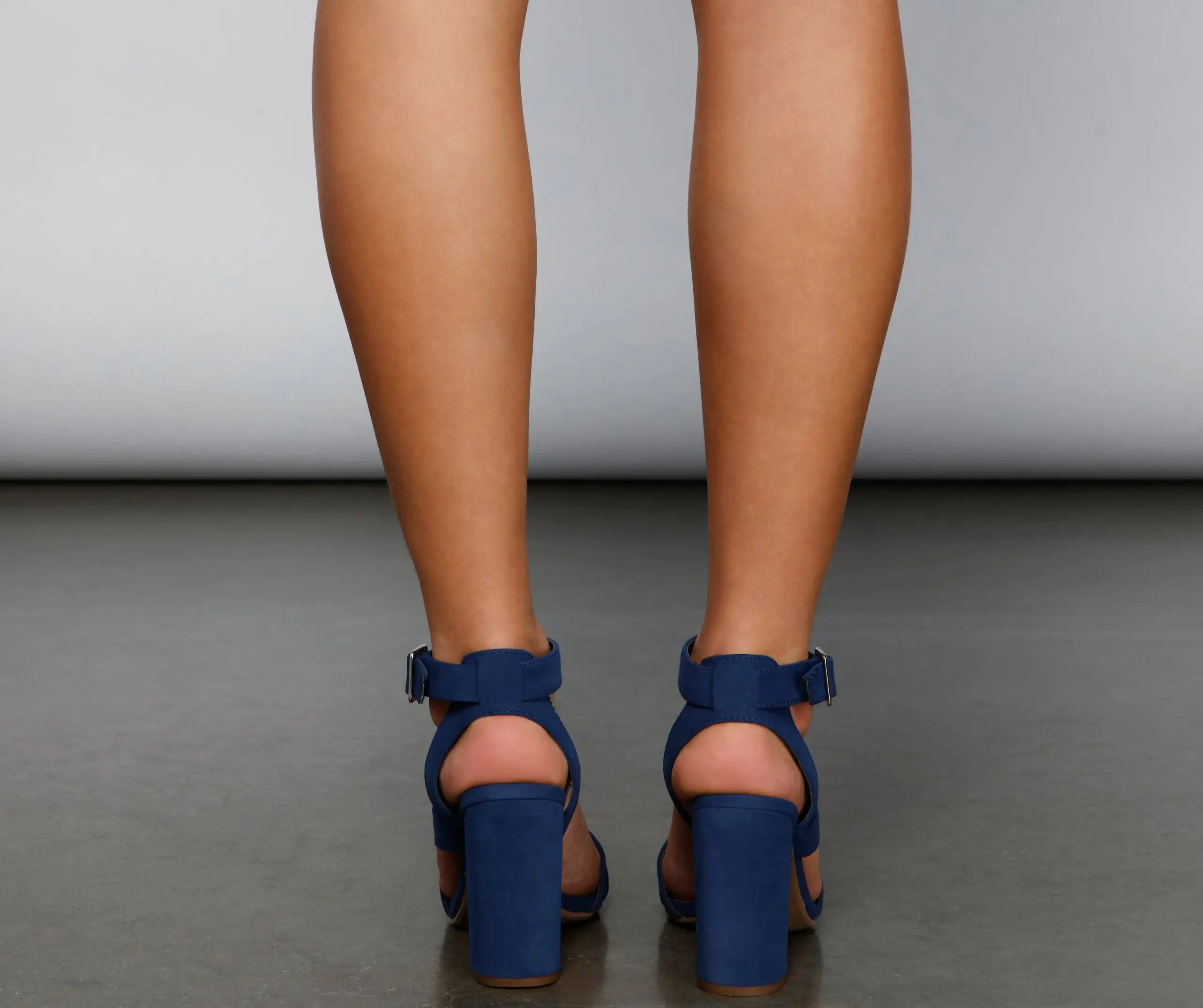 Windsor. Step It Up Faux Nubuck Block Heels 21 Windsor. Step It Up Faux Nubuck Block Heels - Image 19