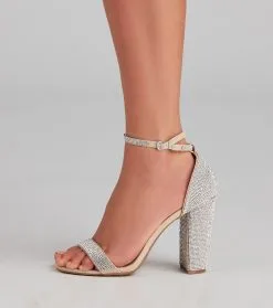 Windsor. Step Out And Sparkle Block Heels