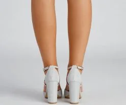 Windsor. Shine Bright Glitter Mesh Block Heels -Bridal Dresses popular shop 07401 3592 4