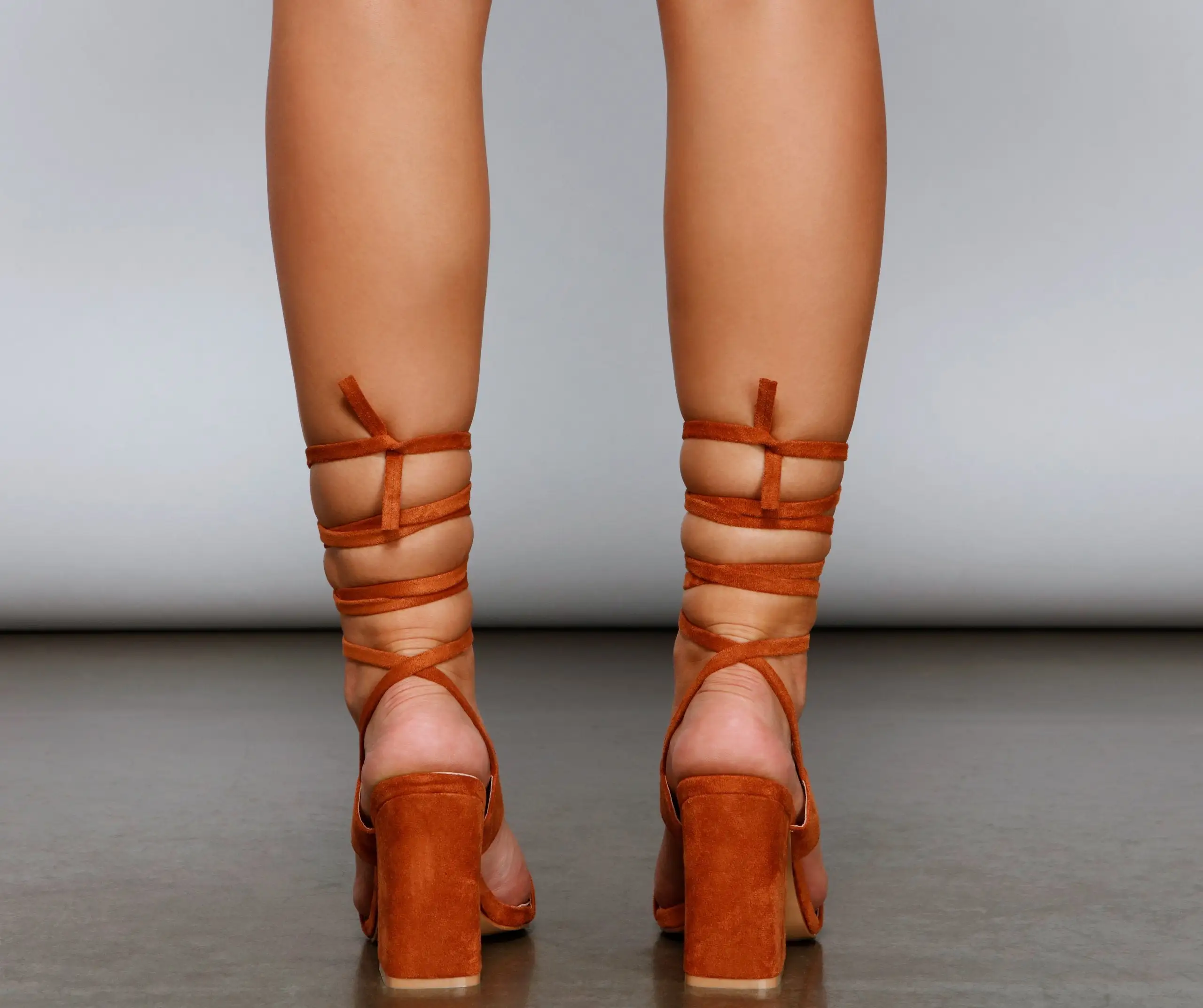 Windsor. Everyday Chic Faux Suede Lace Up Heels 17 Windsor. Everyday Chic Faux Suede Lace Up Heels - Image 15
