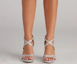 Windsor. Glitzy And Glamorous Glitter Platform Heels -Bridal Dresses popular shop 07401 3621 2