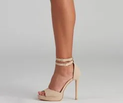 Windsor. Lady's Night Nubuck Buckle Stiletto Heels -Bridal Dresses popular shop 07401 3640 3