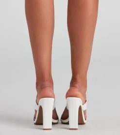 Windsor. Class Act Nubuck Block Heel Mules -Bridal Dresses popular shop 07401 3733 4