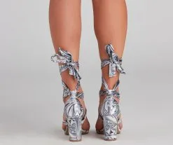 Windsor. Vibe Out Y2K Lace-Up Block Heels -Bridal Dresses popular shop 07401 3892 2