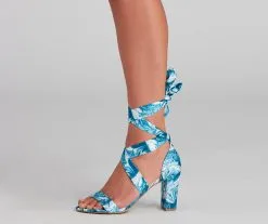 Windsor. Vibe Out Y2K Lace-Up Block Heels -Bridal Dresses popular shop 07401 3893 4