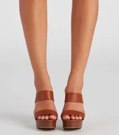 Windsor. Stack Up Dual Strap Platform Mules 8 Windsor. Stack Up Dual Strap Platform Mules -Bridal Dresses popular shop 07401 3908 3