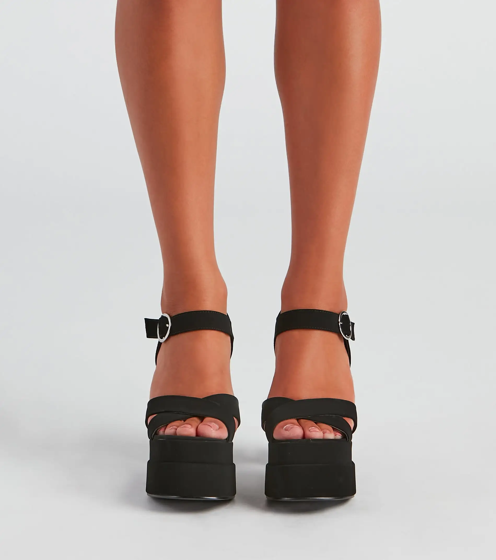 Windsor. Extra Spicy Nubuck Platform Heels 4 Windsor. Extra Spicy Nubuck Platform Heels - Image 2