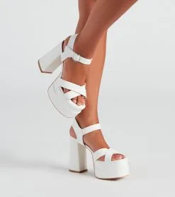 Windsor. I Need Chunky Nubuck Block Heels