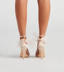 Windsor. Glam Girl Vibes Satin Stiletto Heels -Bridal Dresses popular shop 07401 4075 4