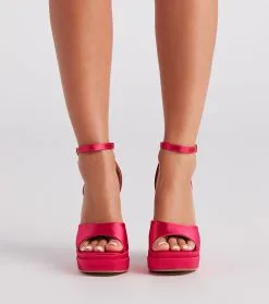 Windsor. Something New Satin Platform Heels 15 Windsor. Something New Satin Platform Heels -Bridal Dresses popular shop 07401 4106 2