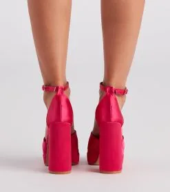 Windsor. Something New Satin Platform Heels 17 Windsor. Something New Satin Platform Heels -Bridal Dresses popular shop 07401 4106 4