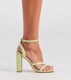 Windsor. Best Foot Forward Strappy Block Heels -Bridal Dresses popular shop 07401 4149 3