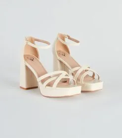 Windsor. Trendy Essential Caged Platform Heels