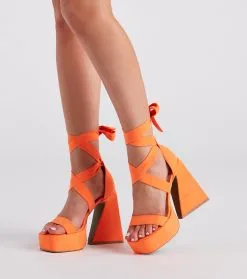 Windsor. A Little Sassy Platform Block Heels