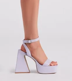 Windsor. Stylish Dimension Platform Block Heels -Bridal Dresses popular shop 07401 4179 1