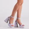 Windsor. Stylish Dimension Platform Block Heels -Bridal Dresses popular shop 07401 4179 3