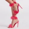 Windsor. Feather Princess Marabou Stiletto Heels
