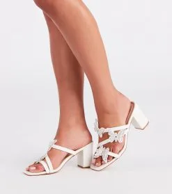 Windsor. Winged Goddess Butterfly Rhinestone Mules