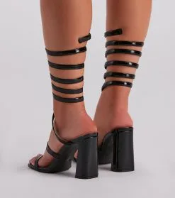 Windsor. Wind Me Up Spiral Block Heels -Bridal Dresses popular shop 07401 4268 4