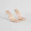 Windsor. Stay Clear PVC Strappy Lucite Block Heels -Bridal Dresses popular shop 07401 4309 1