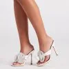 Windsor. Sweet Beginnings Rhinestone Rosette Mules