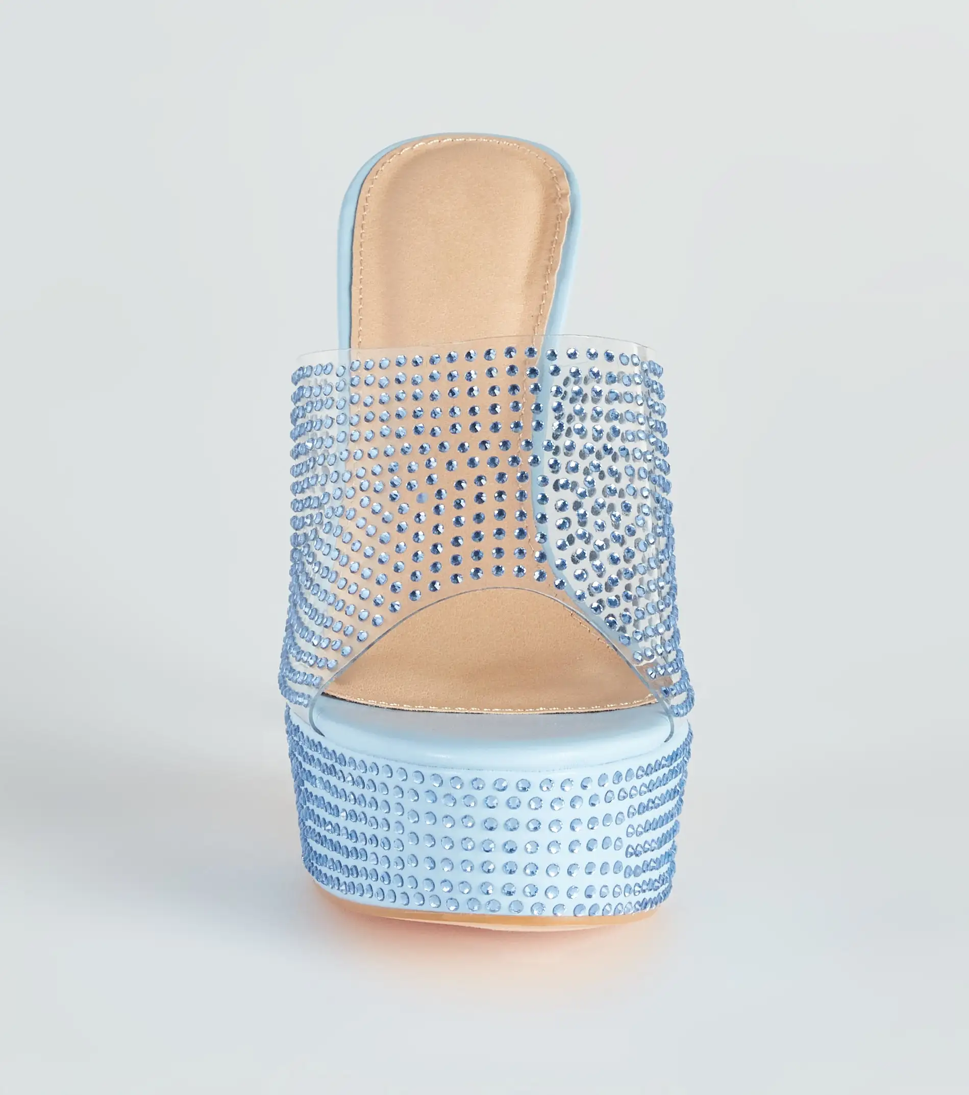 Windsor. She's So Sassy Rhinestone Platform Stiletto Mules 5 Windsor. She's So Sassy Rhinestone Platform Stiletto Mules - Image 3