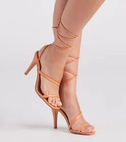 Windsor. So Sleek Lace-Up Heels -Bridal Dresses popular shop 07401 4345 1
